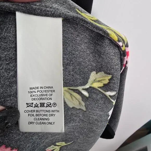 Kate Spade Ma Cherie In Bloom Black Floral Smocked Waist Tiered A Line Dress - Picture 8 of 10